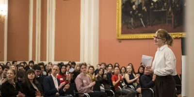 Young European Security Conference im GLS Campus in Berlin am 27. Februar 2026.
Foto: Stefanie Loos/ Schwarzkopf Stiftung Junges Europa